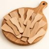 Lot de 20 spatules à raclette en hêtre