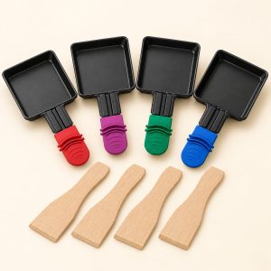 Lot de 4 poêlons et 4 spatules