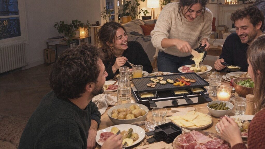 Soirée raclette – Entre amis (A1)
