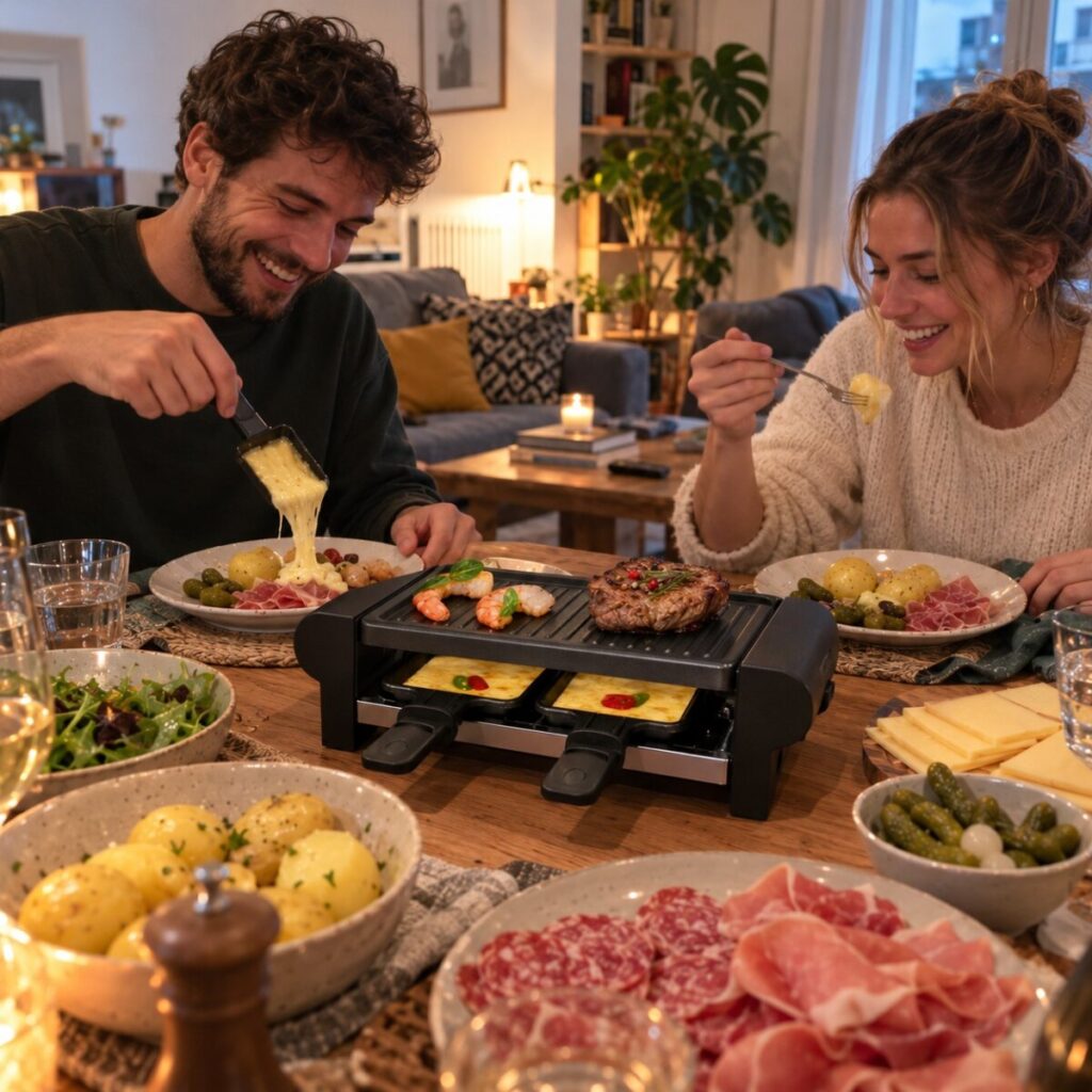 Ambiance de soirée raclette (photo d’illustration)